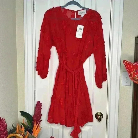 NWT Anthropologie x Mare Mare Amal Textured Mini Dress XS - Picture 3 of 9